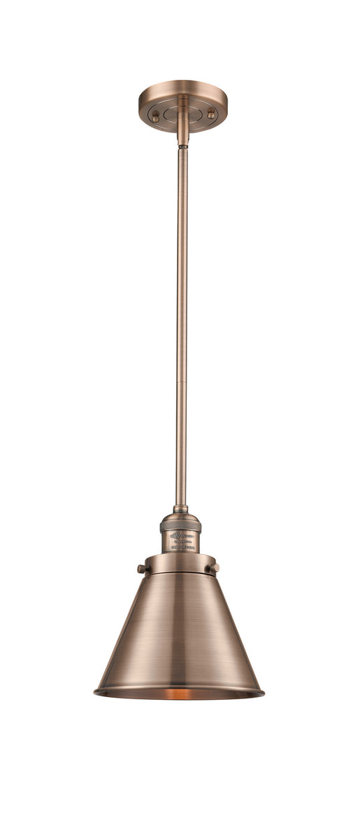 Innovations - 201S-AC-M13-AC - One Light Mini Pendant - Franklin Restoration - Antique Copper