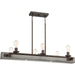 Quoizel - MVL642IN - Eight Light Island Chandelier - Melville - Iron Gate