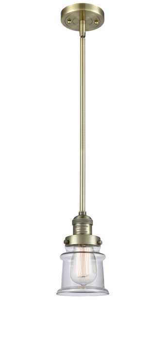 Innovations - 201S-AB-G182S - One Light Mini Pendant - Franklin Restoration - Antique Brass