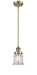 Innovations - 201S-AB-G182S - One Light Mini Pendant - Franklin Restoration - Antique Brass