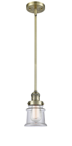 Franklin Restoration LED Mini Pendant Antique Brass