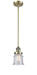 Innovations - 201S-AB-G184S - One Light Mini Pendant - Franklin Restoration - Antique Brass