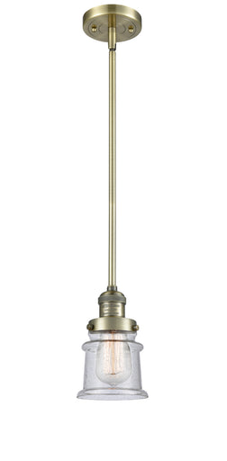 Franklin Restoration LED Mini Pendant Antique Brass