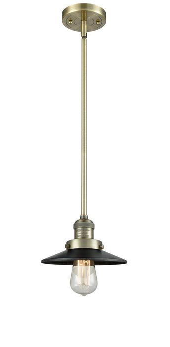 Innovations - 201S-AB-M6-LED - LED Mini Pendant - Franklin Restoration - Antique Brass