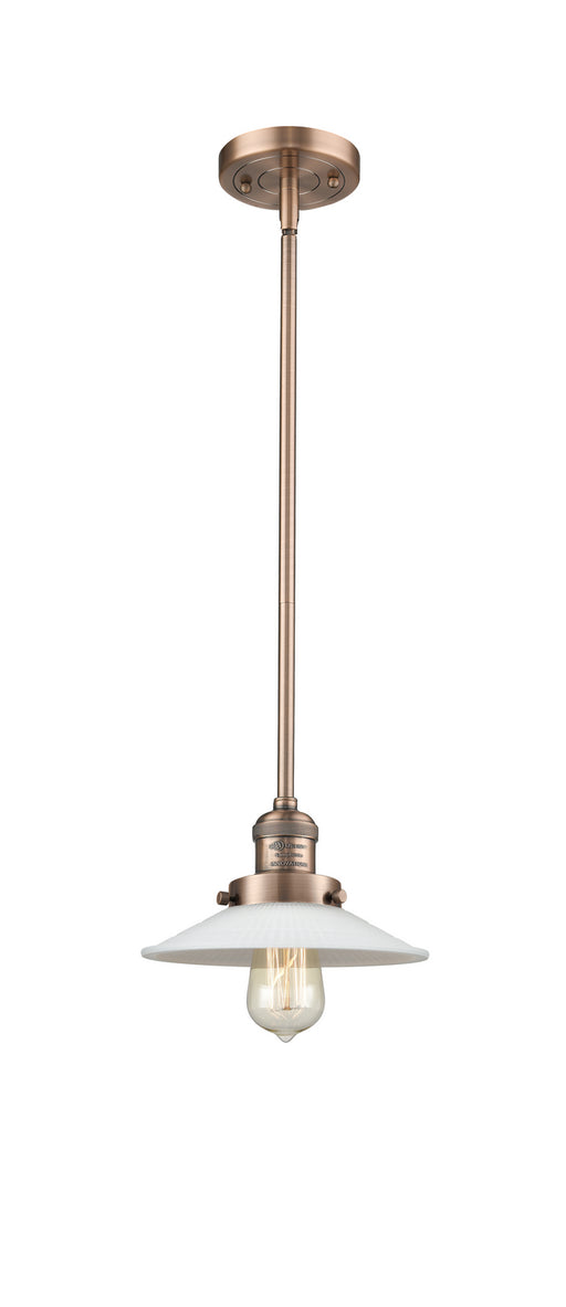 Innovations - 201S-AC-G1 - One Light Mini Pendant - Franklin Restoration - Antique Copper