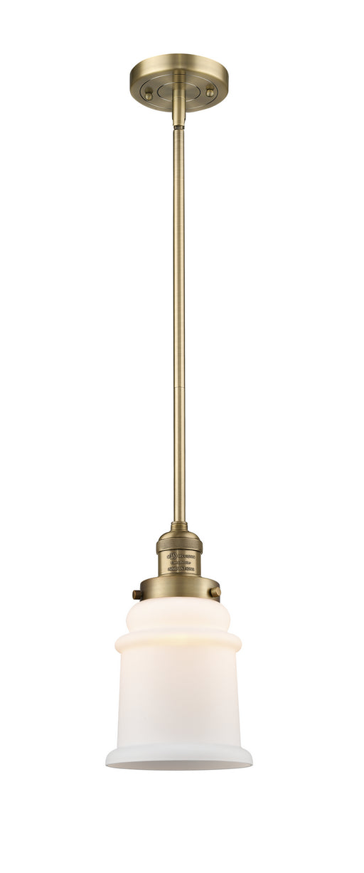 Innovations - 201S-BB-G181 - One Light Mini Pendant - Franklin Restoration - Brushed Brass