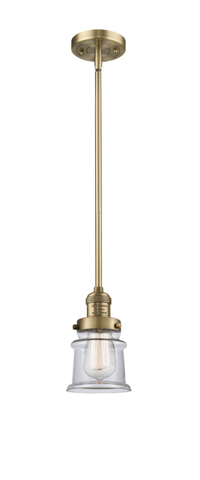 Innovations - 201S-BB-G182S-LED - LED Mini Pendant - Franklin Restoration - Brushed Brass
