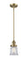 Innovations - 201S-BB-G182S-LED - LED Mini Pendant - Franklin Restoration - Brushed Brass
