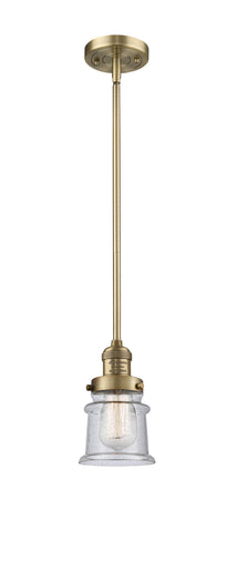 Franklin Restoration LED Mini Pendant Brushed Brass