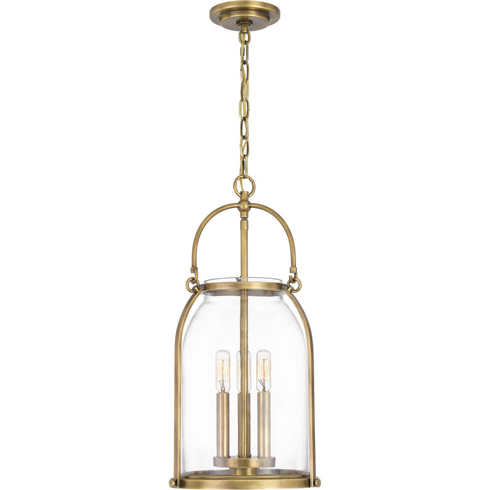 Quoizel - QP5194WS - Three Light Pendant - Colonel - Weathered Brass