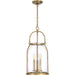 Quoizel - QP5194WS - Three Light Pendant - Colonel - Weathered Brass
