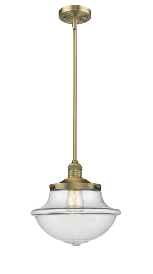 Innovations - 201S-BB-G542-LED - LED Mini Pendant - Franklin Restoration - Brushed Brass