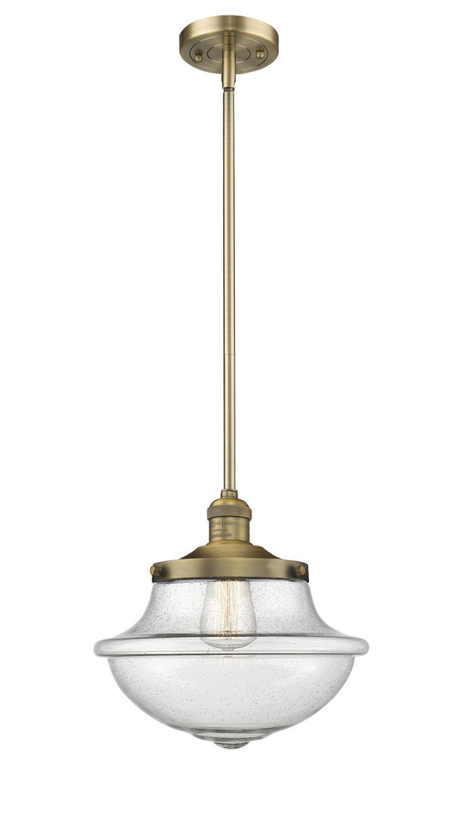 Innovations - 201S-BB-G544 - One Light Mini Pendant - Franklin Restoration - Brushed Brass