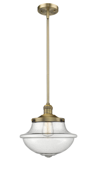 Innovations - 201S-BB-G544-LED - LED Mini Pendant - Franklin Restoration - Brushed Brass