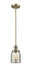 Innovations - 201S-BB-G58-LED - LED Mini Pendant - Franklin Restoration - Brushed Brass