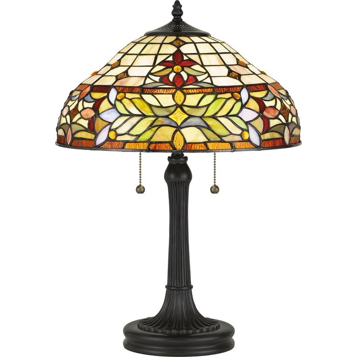 Quoizel - TF5215TVB - Two Light Table Lamp - Quinn - Vintage Bronze