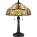Quoizel - TF5215TVB - Two Light Table Lamp - Quinn - Vintage Bronze
