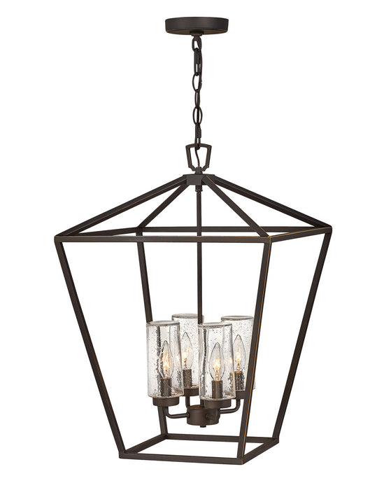 Hinkley - 2567OZ - Four Light Outdoor Lantern - Alford Place - Oil Rubbed Bronze