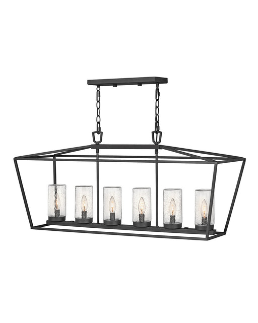 Hinkley - 2569MB - Six Light Outdoor Lantern - Alford Place - Museum Black
