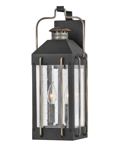 Hinkley - 2734TK - Two Light Outdoor Lantern - Fitzgerald - Textured Black