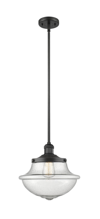 Innovations - 201S-BK-G544 - One Light Mini Pendant - Franklin Restoration - Matte Black
