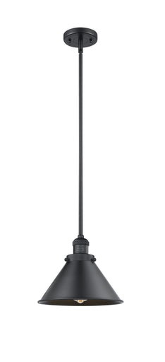 Franklin Restoration One Light Mini Pendant Matte Black