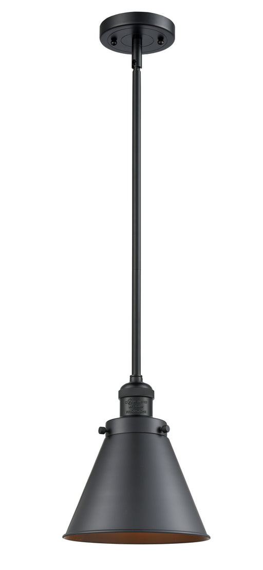 Innovations - 201S-BK-M13-BK-LED - LED Mini Pendant - Franklin Restoration - Matte Black