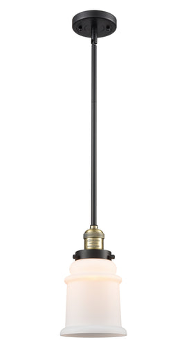 Franklin Restoration LED Mini Pendant Black Antique Brass