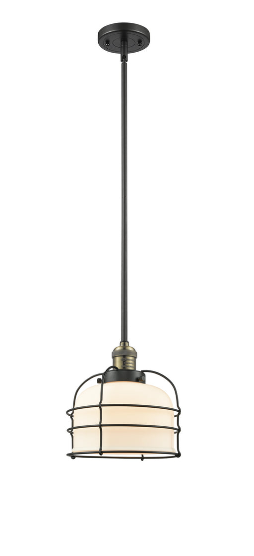 Innovations - 201S-BAB-G71-CE - One Light Mini Pendant - Franklin Restoration - Black Antique Brass