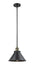 Innovations - 201S-BAB-M10-BK - One Light Mini Pendant - Franklin Restoration - Black Antique Brass