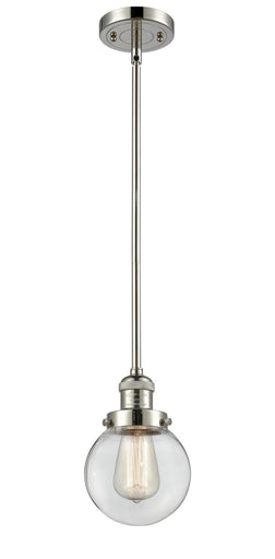 Franklin Restoration One Light Mini Pendant Polished Nickel