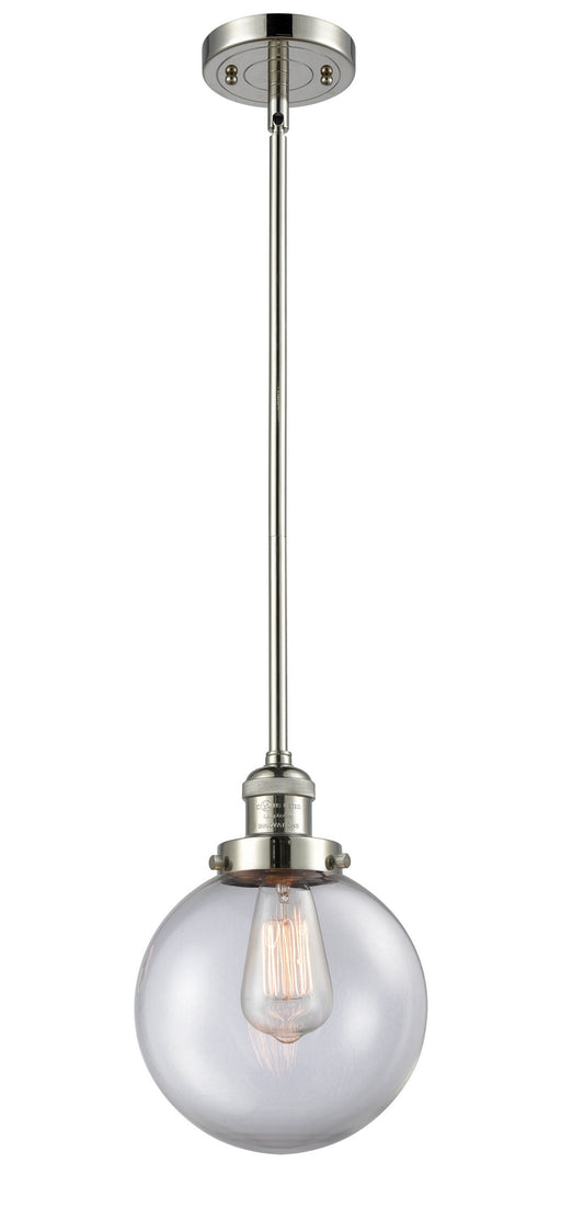 Innovations - 201S-PN-G202-8 - One Light Mini Pendant - Franklin Restoration - Polished Nickel