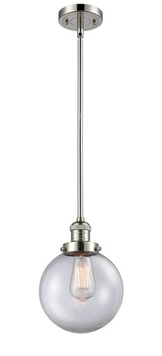 Franklin Restoration One Light Mini Pendant Polished Nickel