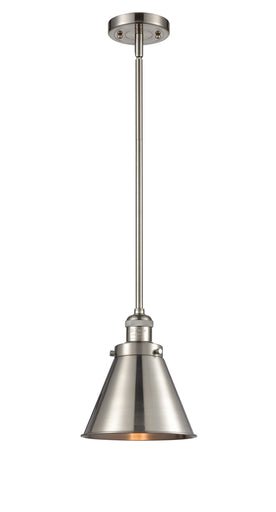 Franklin Restoration One Light Mini Pendant Brushed Satin Nickel