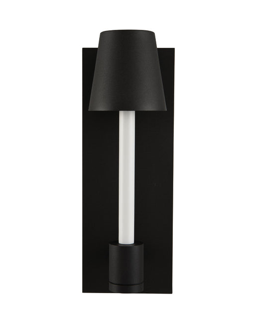 Kalco - 405322MBW - LED Wall Sconce - Candelero Outdoor - Matte Black w White Accent