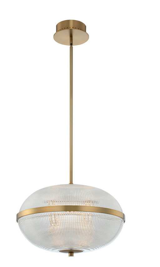 Kalco - 512155WB - LED Pendant - Portland - Winter Brass