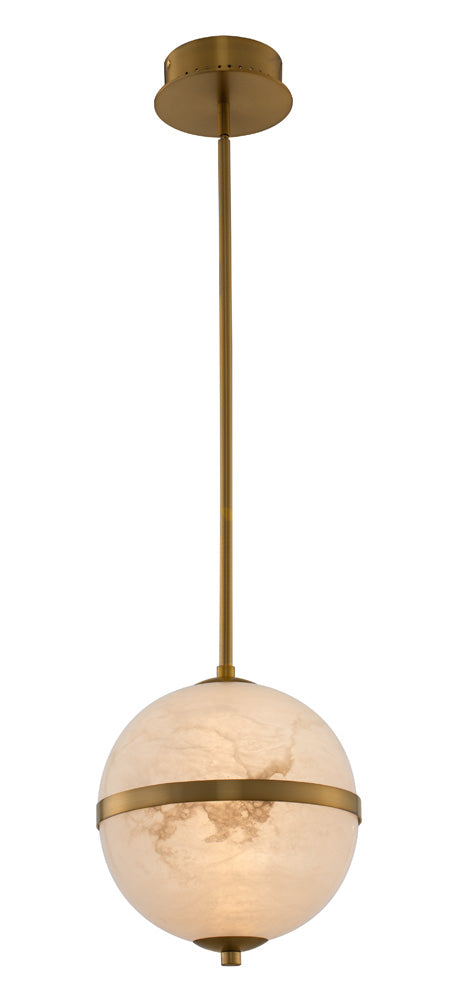 Kalco - 512511WB - LED Mini Pendant - Canterbury - Winter Brass