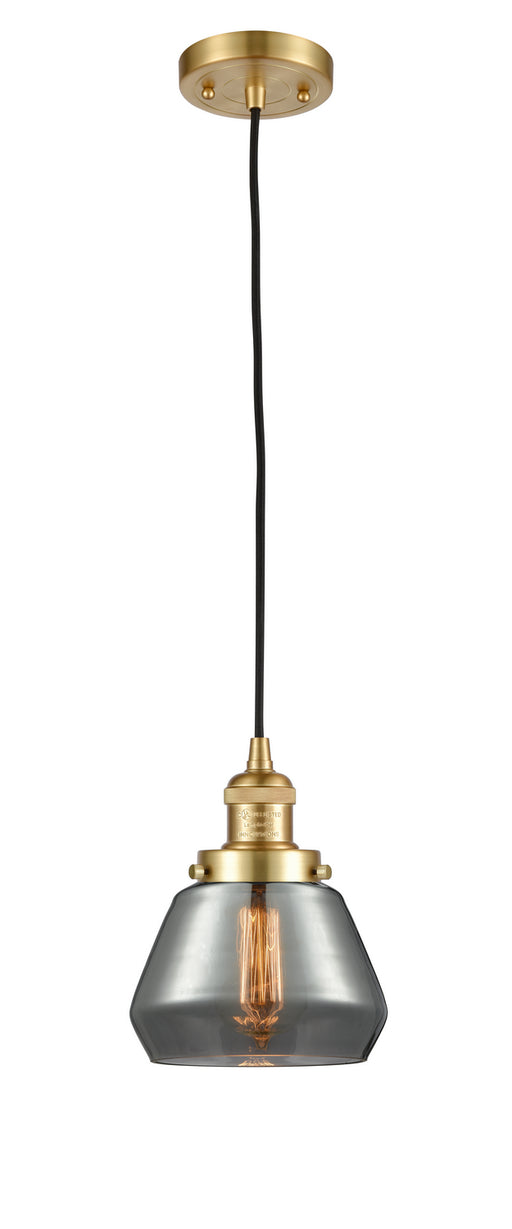 Innovations - 201C-SG-G173 - One Light Mini Pendant - Franklin Restoration - Satin Gold