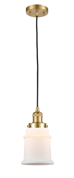 Innovations - 201C-SG-G181 - One Light Mini Pendant - Franklin Restoration - Satin Gold