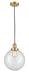 Innovations - 201C-SG-G202-10 - One Light Mini Pendant - Franklin Restoration - Satin Gold