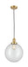 Innovations - 201C-SG-G202-12 - One Light Mini Pendant - Franklin Restoration - Satin Gold