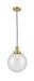 Innovations - 201C-SG-G204-10 - One Light Mini Pendant - Franklin Restoration - Satin Gold
