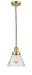 Innovations - 201C-SG-G44 - One Light Mini Pendant - Franklin Restoration - Satin Gold