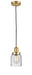 Innovations - 201C-SG-G54 - One Light Mini Pendant - Franklin Restoration - Satin Gold