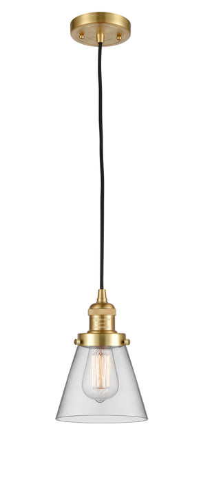 Innovations - 201C-SG-G62 - One Light Mini Pendant - Franklin Restoration - Satin Gold