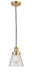 Innovations - 201C-SG-G62 - One Light Mini Pendant - Franklin Restoration - Satin Gold