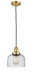 Innovations - 201C-SG-G74 - One Light Mini Pendant - Franklin Restoration - Satin Gold