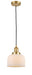 Innovations - 201C-SG-G71 - One Light Mini Pendant - Franklin Restoration - Satin Gold