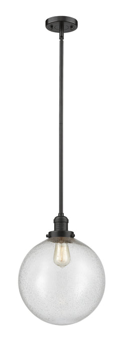 Innovations - 201S-OB-G204-12 - One Light Mini Pendant - Franklin Restoration - Oil Rubbed Bronze