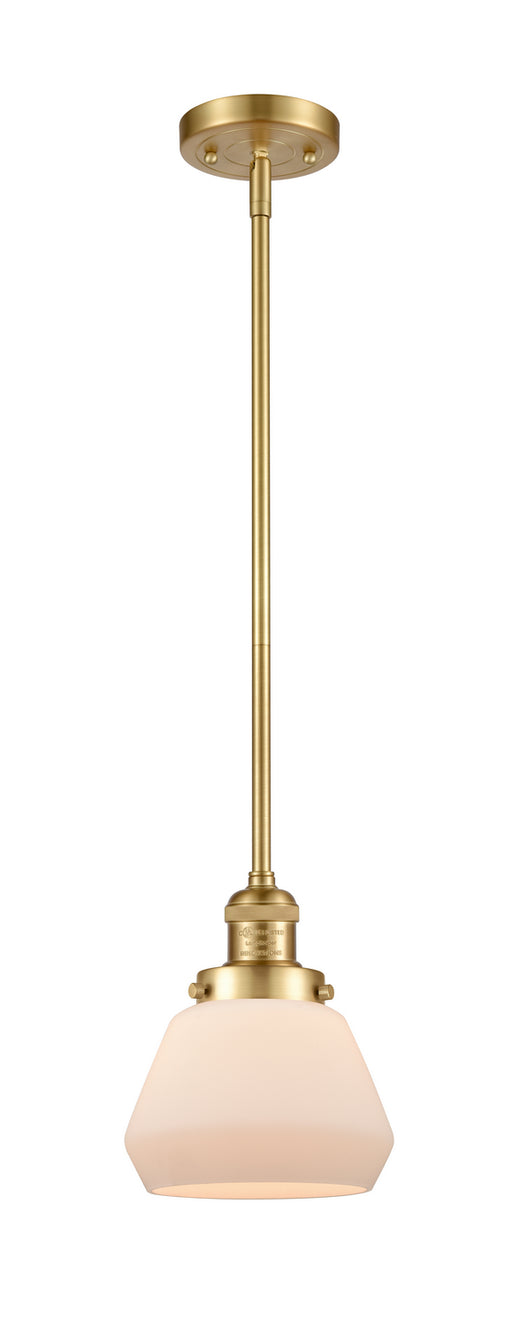 Innovations - 201S-SG-G171 - One Light Mini Pendant - Franklin Restoration - Satin Gold